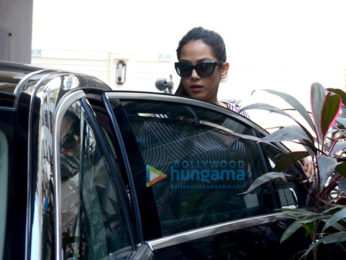 Mira Rajput snapped at a salon