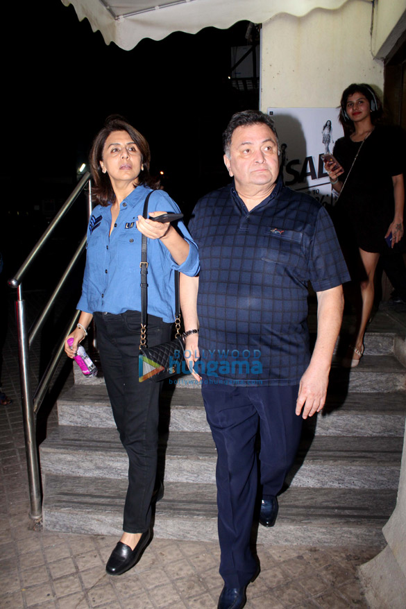 Neetu Singh and Rishi Kapoor spotted at Juhu