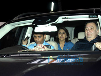 Neetu Singh and Rishi Kapoor spotted at Juhu