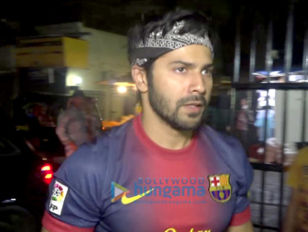 Ranbir Kapoor, Varun Dhawan, Arjun Kapoor snapped at a soccer match