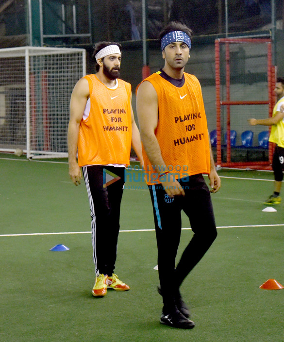 Ranbir Kapoor, Varun Dhawan, Arjun Kapoor snapped at a soccer match