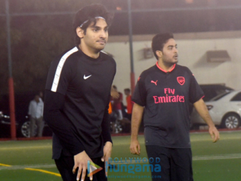 Ranbir Kapoor, Varun Dhawan, Arjun Kapoor snapped at a soccer match