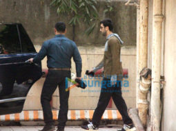 Ranbir Kapoor snapped outside his gym