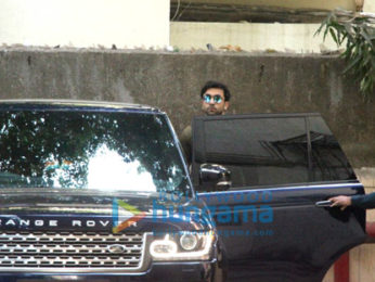 Ranbir Kapoor snapped outside his gym