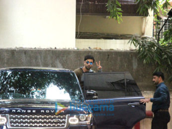 Ranbir Kapoor snapped outside his gym