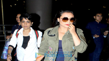 Rani Mukerji and Ajay Devgn snapped at the airport