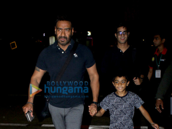 Rani Mukerji and Ajay Devgn snapped at the airport