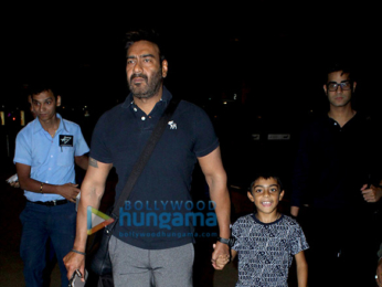 Rani Mukerji and Ajay Devgn snapped at the airport