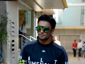 Ranveer Singh spotted after dance rehearsals in Bandra