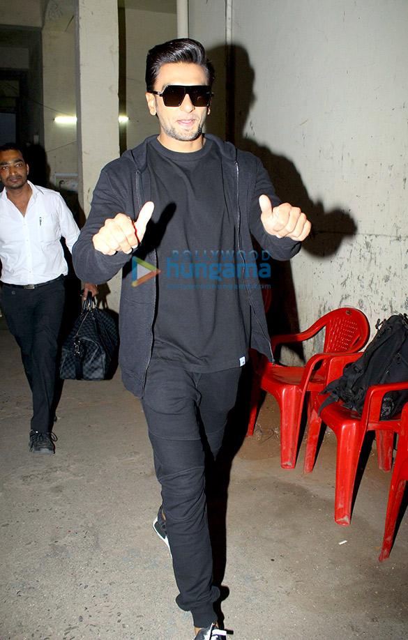 ranveer singh spotted at filmistan studio 4
