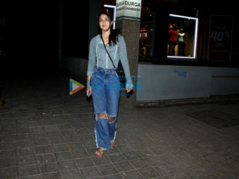 Rhea Chakraborty spotted at Ramesh Torani's office in Khar