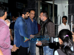Sanjay Dutt, Arjun Kapoor and Sara Ali Khan spotted at Ashutosh Gowariker’s office