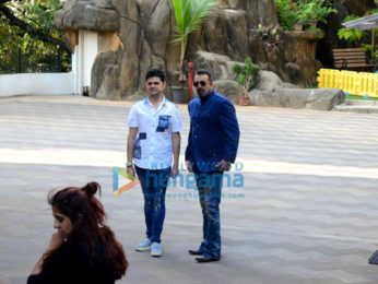 Sanjay Dutt snapped at a photoshoot with Dabboo Ratnani