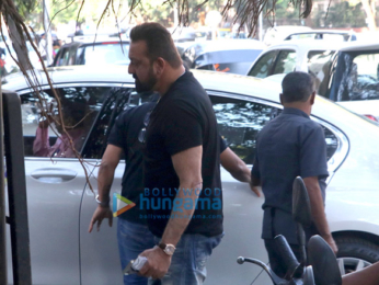Sanjay Dutt spotted at Vishesh Films in Khar
