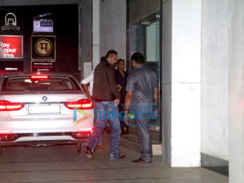 Sanjay Dutt spotted with his new car