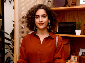 Sanya Malhotra at the launch of Cord store