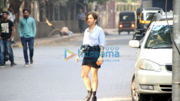 Sanya Malhotra snapped in Mumbai
