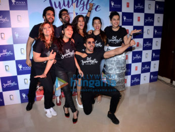 Saqib Saleem & Taapsee Pannu at the trailer launch of 'Dil Juunglee'