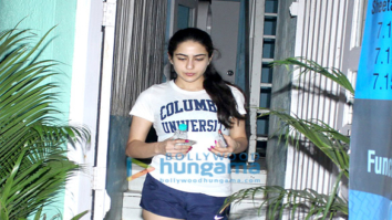 Sara Ali Khan spotted after yoga session in Bandra