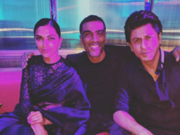 Shah Rukh Khan and Deepika Padukone twin in black at Zee’s 25th-anniversary event