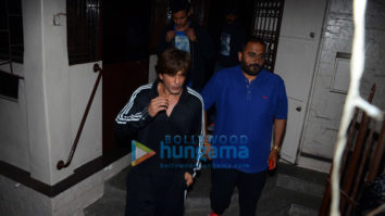 Shah Rukh Khan snapped at a recording studio in Bandra