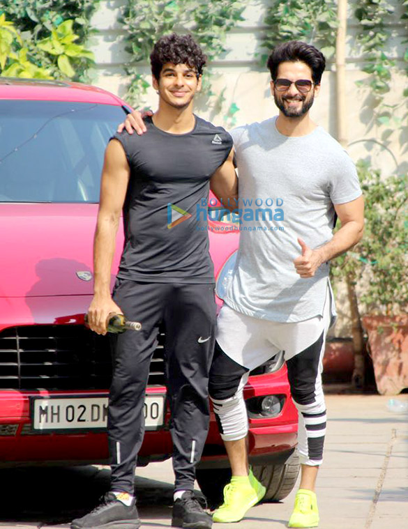 shahid kapoor and ishaan khatter snapped at the gym 6
