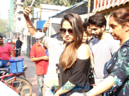 Shahid Kapoor and Mira Rajput snapped at Farmers’ Cafe in Pali Hill