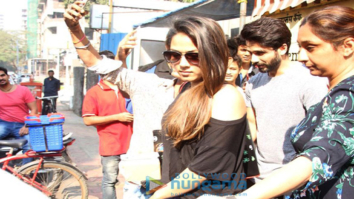 Shahid Kapoor and Mira Rajput snapped at Farmers’ Cafe in Pali Hill