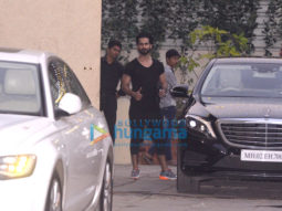 Shahid Kapoor snapped at the gym