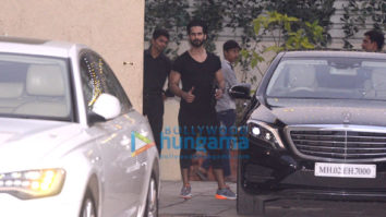 Shahid Kapoor snapped at the gym