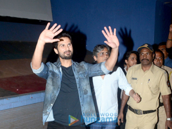 Shahid Kapoor spotted at Chandan Cinema in Juhu