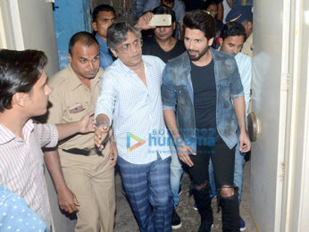 Shahid Kapoor spotted at Chandan Cinema in Juhu