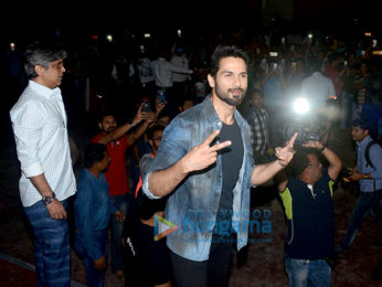 Shahid Kapoor spotted at Chandan Cinema in Juhu
