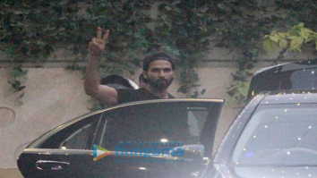 Shahid Kapoor spotted outside the gym