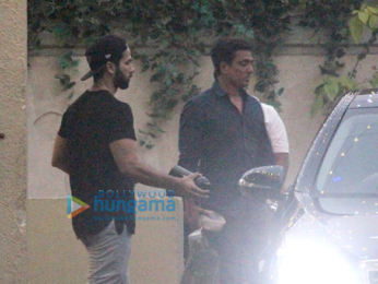 Shahid Kapoor spotted outside the gym
