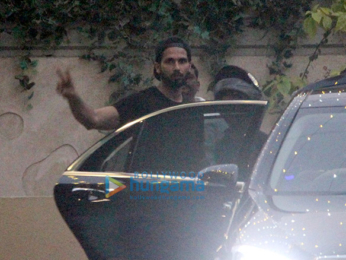 Shahid Kapoor spotted outside the gym