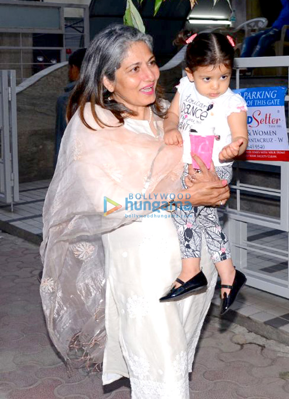 shahid kapoors daughter misha snapped with her grandmother going to school 2