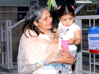 Shahid Kapoor's daughter Misha snapped with her grandmother going to school