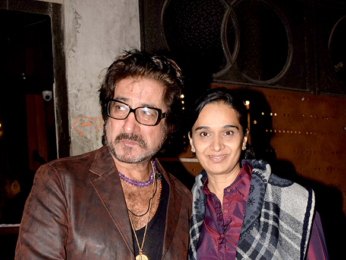 Shakti Kapoor spotted with wife Shivangi Kolhapure in Juhu