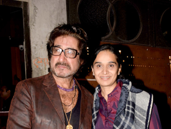 Shakti Kapoor spotted with wife Shivangi Kolhapure in Juhu