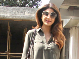 Shilpa Shetty spotted at a clinic in Bandra
