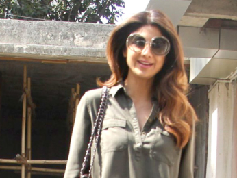 Shilpa Shetty spotted at a clinic in Bandra