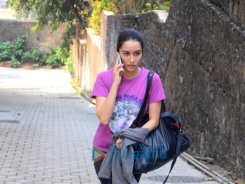 Shraddha Kapoor jogging in Bandra