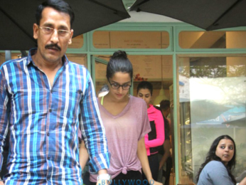 Shraddha Kapoor spotted at The Kitchen Garden in Bandra