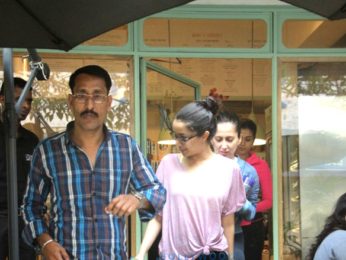 Shraddha Kapoor spotted at The Kitchen Garden in Bandra