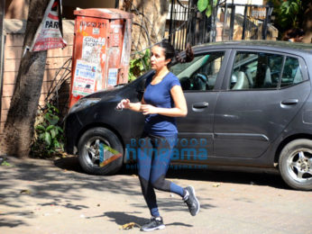 Shraddha Kapoor spotted jogging in Bandra