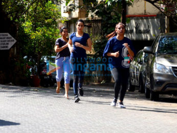 Shraddha Kapoor spotted jogging in Bandra
