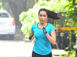 Shraddha Kapoor takes a jog on the streets of Mumbai