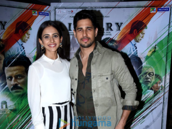 Sidhart Malhotra and Rakul Preet promote 'Aiyaary'
