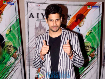 Sidharth Malhotra and Manoj Bajpayee snapped promoting their film Aiyaary